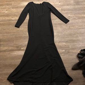 MISSGUIDED Low Back Maxi Dress